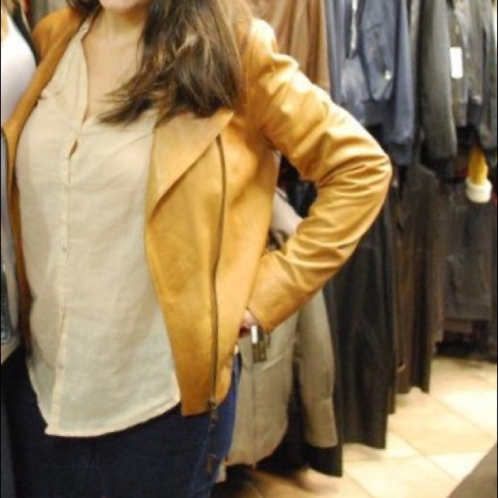 Carmel leather jacket